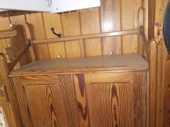Anglo-Japanese Pitch Pine Hanging Bookcase by Howard & Sons - Thumbnail 2