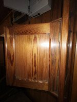 Anglo-Japanese Pitch Pine Hanging Bookcase by Howard & Sons - Thumbnail 3
