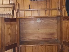 Anglo-Japanese Pitch Pine Hanging Bookcase by Howard & Sons - Thumbnail 8
