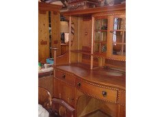 Waring & Gillows, Style of. M. H. Baillie Scott. Arts & Crafts Oak Inlaid Sideboard - Thumbnail 3