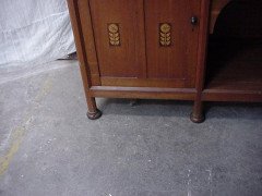 Waring & Gillows, M. H. Baillie Scott Style, Arts & Crafts Oak Inlaid Sideboard - Thumbnail 8