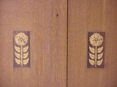 Waring & Gillows, Style of. M. H. Baillie Scott. Arts & Crafts Oak Inlaid Sideboard - Thumbnail 10