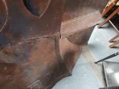 M. H. Baillie Scott, attributed. Unique Arts & Crafts Copper Fire Hood - Thumbnail 14