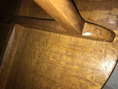 Edward Barnsley, Arts & Crafts Oak Two-Tier Circular Coffee or Side Table - Thumbnail 1