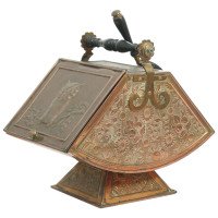 Dr. C Dresser, benham & Froud Aesthetic Movement Arts & Crafts Copper Coal Box - Thumbnail 1