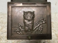 Dr. C Dresser, benham & Froud Aesthetic Movement Arts & Crafts Copper Coal Box - Thumbnail 8