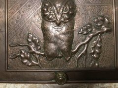 Dr. C Dresser, benham & Froud Aesthetic Movement Arts & Crafts Copper Coal Box - Thumbnail 10