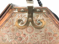 Dr. C Dresser, benham & Froud Aesthetic Movement Arts & Crafts Copper Coal Box - Thumbnail 13