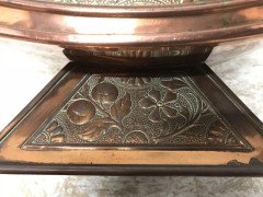 Dr. C Dresser, benham & Froud Aesthetic Movement Arts & Crafts Copper Coal Box - Thumbnail 17