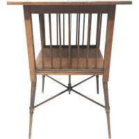 Liberty & Co., Fine Anglo-Japanese Walnut Side Table In the style of E. W. Godwin - Thumbnail 6