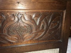 Rare Arts & Crafts Oak Linen Trunk Attributed, to C. R. Ashbee - Thumbnail 6