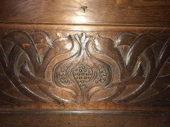 Rare Arts & Crafts Oak Linen Trunk Attributed, to C. R. Ashbee - Thumbnail 7