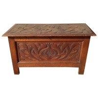Rare Arts & Crafts Oak Linen Trunk Attributed, to C. R. Ashbee - Thumbnail 10