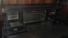Ebonized and Parcel Gilt Aesthetic Movement desk by Maple and Co - Thumbnail 2