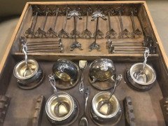 WMF Rare Art Nouveau Silver Plated Cutlery Set for 18 Persons - Thumbnail 11