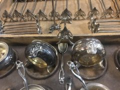 WMF Rare Art Nouveau Silver Plated Cutlery Set for 18 Persons - Thumbnail 12