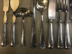 WMF Rare Art Nouveau Silver Plated Cutlery Set for 18 Persons - Thumbnail 16