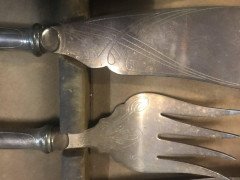 WMF Rare Art Nouveau Silver Plated Cutlery Set for 18 Persons - Thumbnail 20