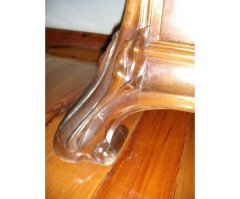 French Art Nouveau Walnut Display Cabinet - Thumbnail 10