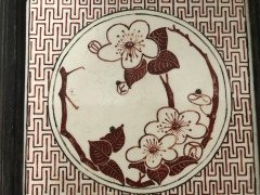 Bruce Talbert an Aesthetic Movement Ebonised Plant Stand with Inset Minton Tile - Thumbnail 9