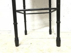 Bruce Talbert Aesthetic Movement Ebonised Plant Stand with Inset Minton Tile - Thumbnail 13