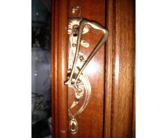 French Art Nouveau Walnut Display Cabinet - Thumbnail 20