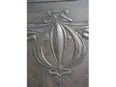 Arts & Crafts Cast Iron Fireplace with Stylised Floral Details - Thumbnail 8