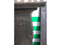 Arts & Crafts Cast Iron Fireplace with Stylised Floral Details - Thumbnail 3