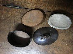 Guild of Handicraft Attributed, Arts & Crafts, Copper Butter Dish and Lid - Thumbnail 1