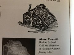 Dr. Christopher Dresser for Benham & Froud, Gothic Revival Walnut Coal Box - Thumbnail 10