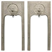 Pair of Aesthetic Movement Cast Iron Fireplaces, attributed, to T Jeckyll - Thumbnail 2