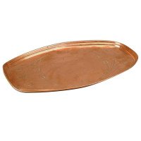 Copper Tray with Chased Flowers, by W. A. S Benson - Thumbnail 1
