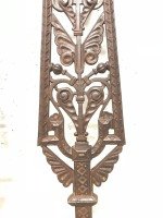 Dr. C. Dresser Attributed, 18 Cast Iron Floral Staircase Balustrades - Thumbnail 6