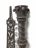 Dr. C. Dresser Attributed, 18 Cast Iron Floral Staircase Balustrades - Thumbnail 9