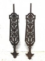 Dr. C. Dresser Attributed, 18 Cast Iron Floral Staircase Balustrades - Thumbnail 2