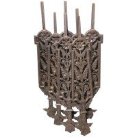 Dr. C. Dresser Attributed, 18 Cast Iron Floral Staircase Balustrades