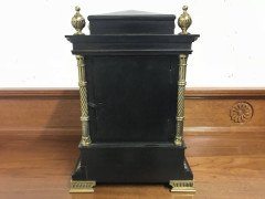 Lewis. F. Day Attributed, Aesthetic Movement Ebonised and Enamel Mantle Clock - Thumbnail 10