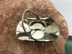 Dr. Christopher Dresser, Hukin & Heath, a Silver Plated Handled Sweet Meat Dish - Thumbnail 5