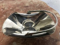 Dr. Christopher Dresser, Hukin & Heath, a Silver Plated Handled Sweet Meat Dish - Thumbnail 7
