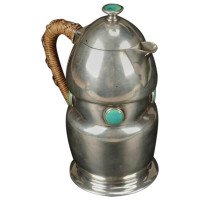 Arts & Crafts Pewter Jug by William Hutton and Sons - Thumbnail 1