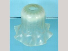 Single Outwards Turning Vaseline Shade with Delicate Pleated Detailing - Thumbnail 2