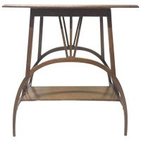 E. W. Godwin, attributed. An Anglo-Japanese Mahogany Side Table