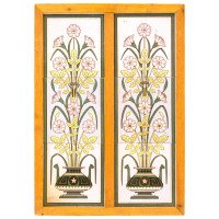 Two Sets of Arts & Crafts Floral Tiles Designed by Dr. C. Dresser - Thumbnail 1
