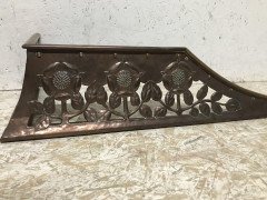 C. R. Ashbee, an Arts & Crafts Copper Fireplace Fender with Stylised Floral Design - Thumbnail 5