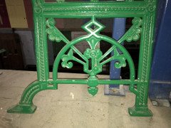 A Cast Iron 'OWL' Garden Bench In the style of Dr. C Dresser by Falkirk Ironworks - Thumbnail 11
