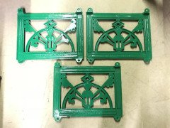 A Cast Iron 'OWL' Garden Bench In the style of Dr. C Dresser by Falkirk Ironworks - Thumbnail 18