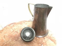Arthur Dixon, birmingham Guild of Handicraft, Arts & Crafts Copper & Brass Jug - Thumbnail 5