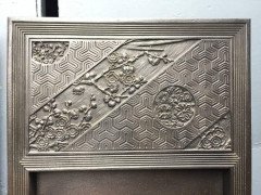 Pair of Anglo-Japanese Cast Iron Fire Inserts by T Jeckyll - Thumbnail 2