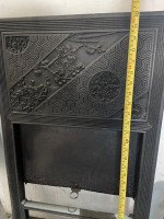 Pair of Anglo-Japanese Cast Iron Fire Inserts by T Jeckyll - Thumbnail 10