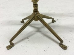W. A. S Benson, Signed, Arts & Crafts Brass and Copper Five Branch Candelabra - Thumbnail 5
